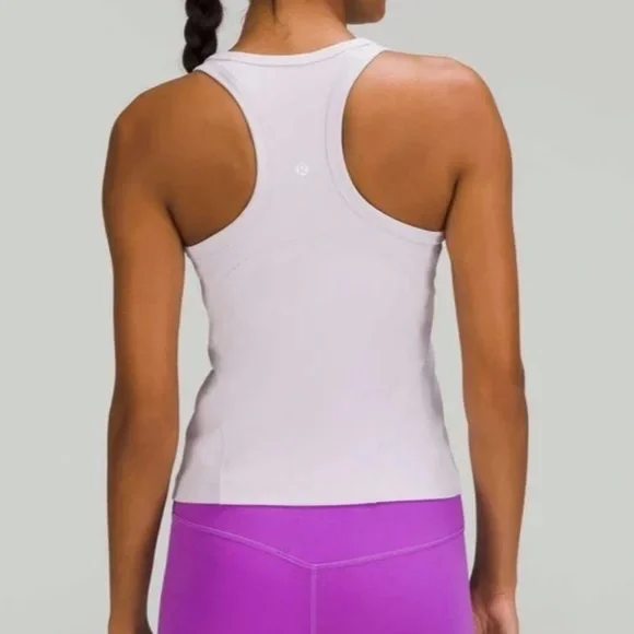 Lululemon Align Waist Length Racerback Tank Top Faint Lavender SIZE 6 - Picture 2 of 7
